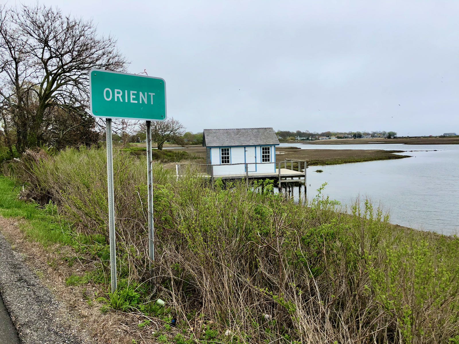 Orient Point Long Island destination on randonneurs 300k brevet route through Suffolk County